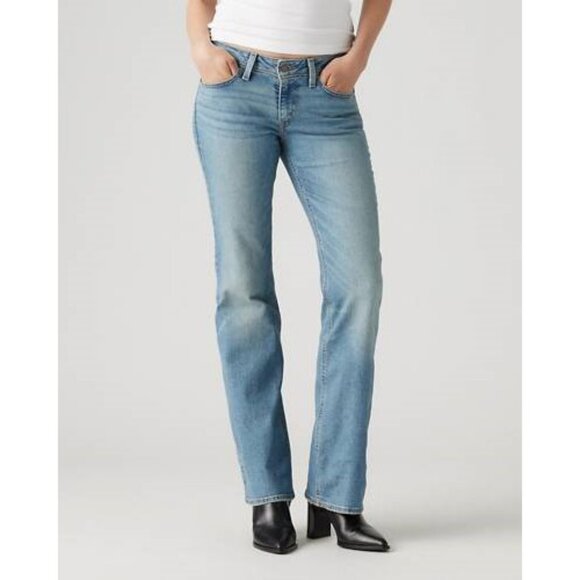 LEVI'S Women's Superlow Bootcut Jeans Size 32X32 in Medium Wash - Picture 1 of 8